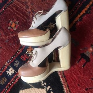 Jeffrey Campbell Benched “Woodies” Size 7